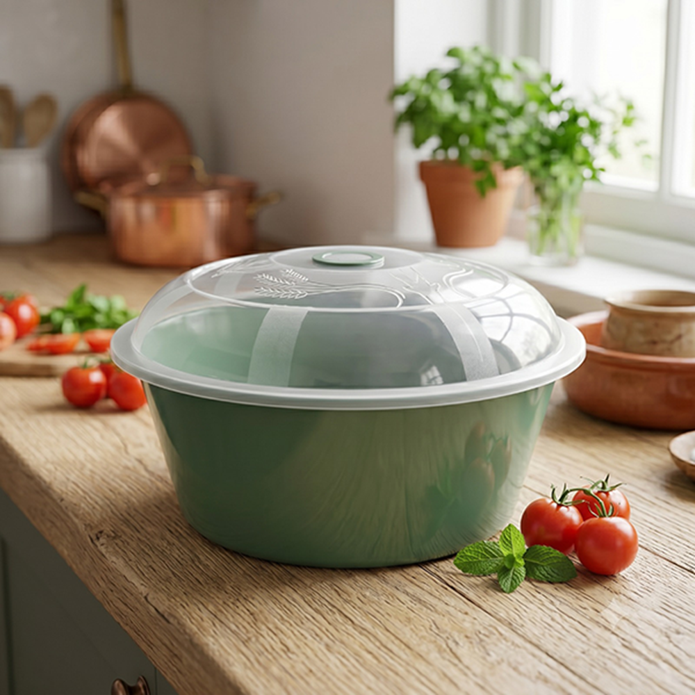 3 NO Kapaklı HAMURLUK Renkli 8,7 lt