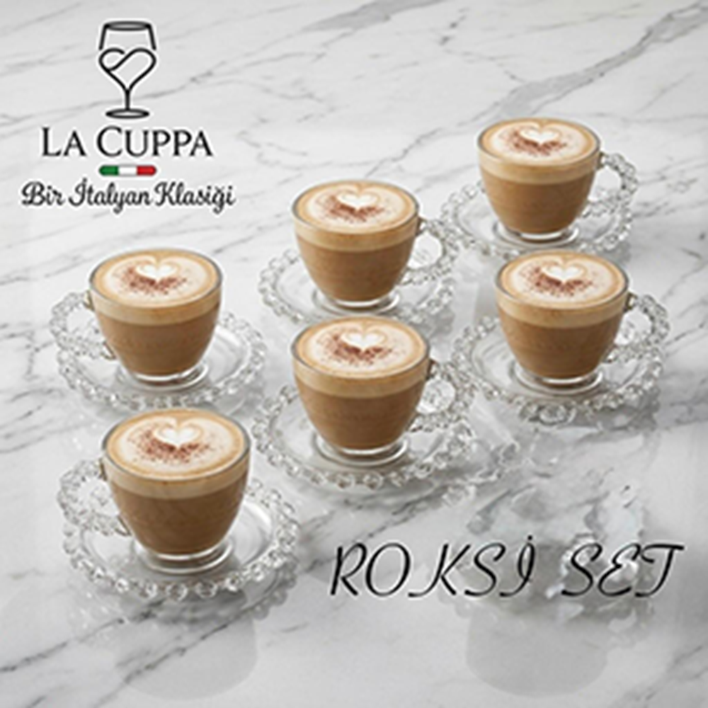 612 ROKSİ ÇAY SETİ*4