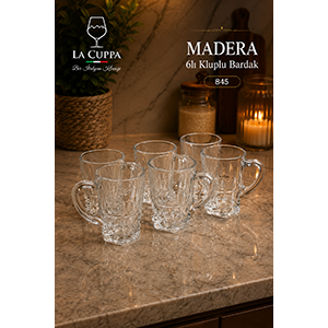 845 MADERA 6 LI KULPLU BARDAK*8