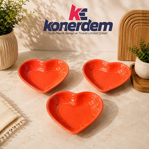 14 CM Çerezlik KALP(200 Turuncu) *24